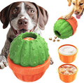 KADTC 3 in 1 Large-Size Durable Dog Fillable & Frozen Lick Treat Toy No-Transfer Freeze & Play,Long-Lasting Ultimate Boredom Buster, Kibble Dispenser Food Ball & Tough Dogs Chew Toys BPA-Free & Safe