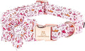 Lionheart Glory Shark Print Pink Collar - Adjustable Soft Durable for Large Dogs