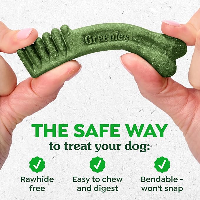 Greenies Dog Treats, Veterinarian-Recommended Natural Dental Dog Treats, Large Size, Sweet Potato Flavor, 36 oz. Pack, 24 Count