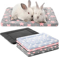 VitalCozy 4 Pcs Dog Crate Pads, Ultra Soft Warm Washable Anti-Slip Kennel Bed Mat for Pets, Reversible, Replaceable, Cozy Cage Liner for Small Medium Large Dogs and Cats(18 x 14 x 1.6 Inch,Colorful)