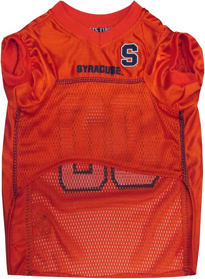 Pets First NCAA College Syracuse Orange Mesh Jersey for DOGS & CATS, XX-Large. Licensed Dog Jersey with your Favorite Football/Basketball College Team
