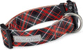 Lucky Love Dog Wide Dog Collar - Adjustable, Durable, Soft Webbing, & Comfortable 1.5 inch Wide Collar for Dogs Male and Female with Strong Buckle - Heywood, Large