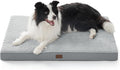 Bedsure ComfyFleece XL Dog Bed for Crate - Extra Large Orthopedic Pet Beds with Removable Washable Cover, NOT Waterproof Egg Crate Foam Mat for Pets Up to 80 lbs, 41"x27"x3.3", Not for Chewers