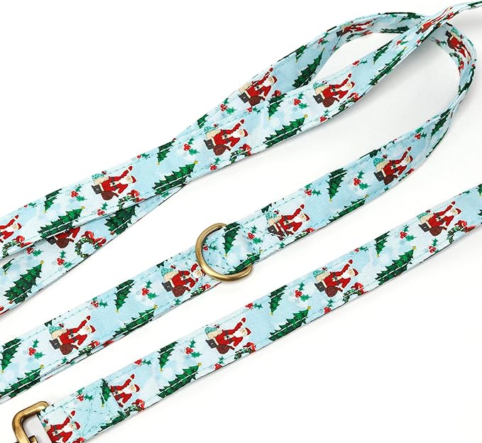 Organic Cotton Dog Leash for Small,Medium and Large Breed,Brass Hardware Pet Leash for Walking,Running and Training 6FT