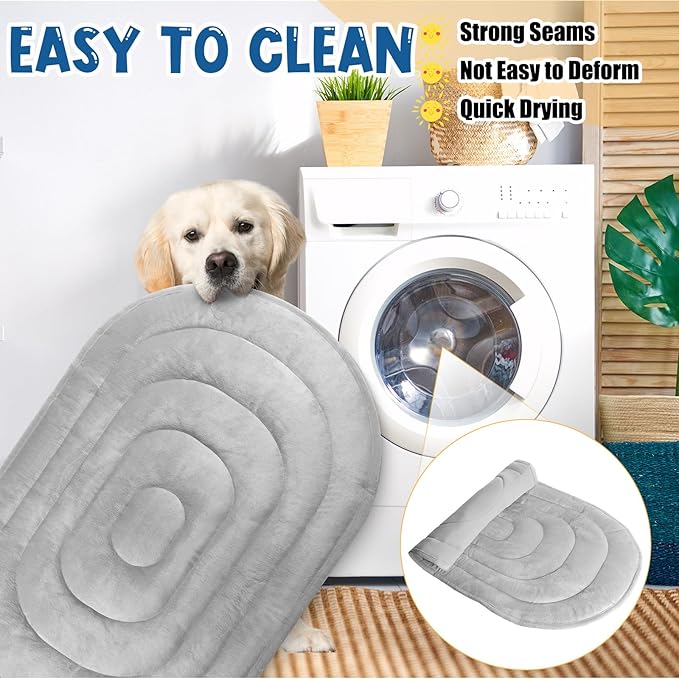 4 Pack 35" x 19" Cooling Mats for Pet Dog with Storage Bags - Reversible Ice Silk & Velvet Pad Washable Summer Comfort for Crate, Bed, Sofa, Car, and Outdoor Use
