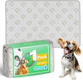 FXW Washable Pee Pads for Dogs, Leak-Proof & Non-Slip, Specifically Designed for 48inch Cages, 29" x 47" Rectangle, Khaki, 1 Pack