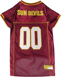 Pets First NCAA College Arizona State Sun Devils Mesh Jersey for DOGS & CATS, Medium. Licensed Dog Jersey with your Favorite Football/Basketball College Team