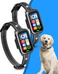 2 Pack Dog Bark Collar for Large Medium Small Dogs, 1s Fast Stop Barking Rechargeable Smart Bark Collar, Anti Barking Training Collar with 5 Adjustable Sensitivity Beep Vibration Shock