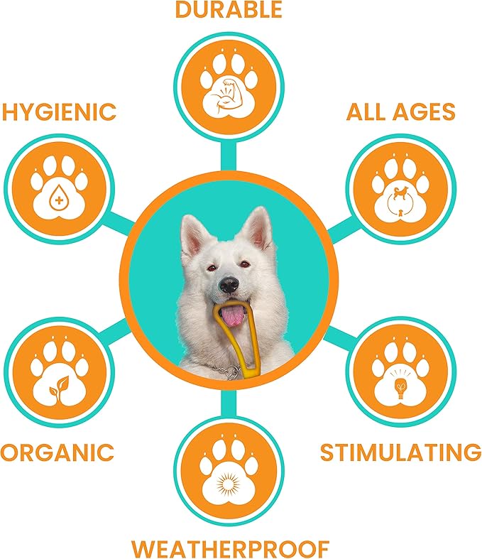 Fuzzy Puppy Dog Toys for Aggressive Chewers: All-Natural Rubber, Durable Dog Chew Toy, Great Teething Toys for Puppies | Wheelie (FP-Toy05)