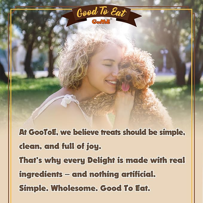 Gootoe Soft Dog Treats, Chicken Jerky - Dog Training Treats; High-Protein, Gluten-Free, Soft Jerky for Dogs, Hypoallergenic, Grain-Free, Sticks 1 lb
