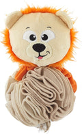Outward Hound by Nina Ottosson Stuff N' Snuffle Plush Snuffle Ball Dog Puzzle, Lion, Multicolored