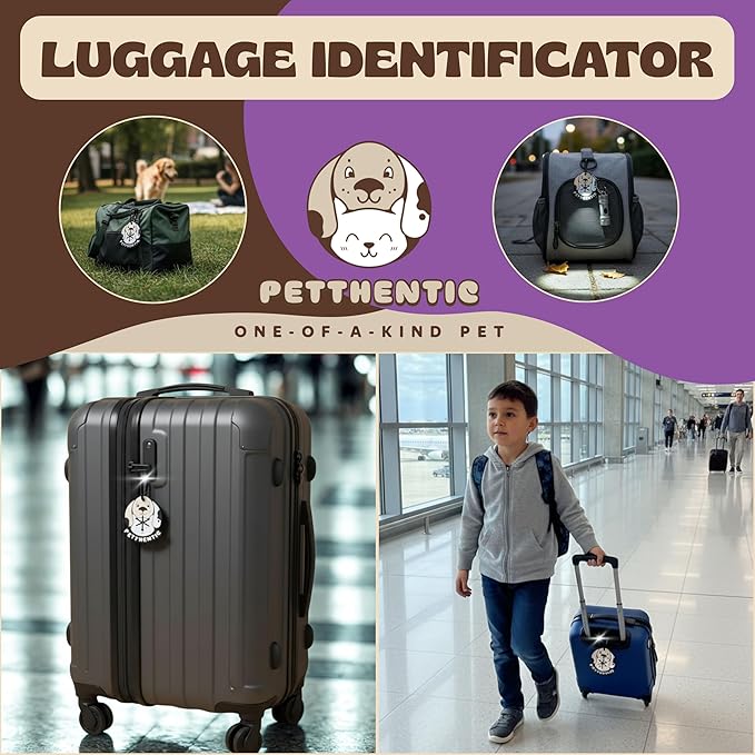 PETTHENTIC Dog Waste Bag Holder, Bag Carrier with Carabiner Clip, Hand Free Rubber Holder, Hands Free Poop Bag Carrier for Leash, Pet Waste Bag Holder for Dog, Walking, Running, or Bicycle Accessory