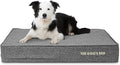 The Dog’s Bed Orthopedic Memory Foam Dog Bed Mattress, Linen Fabric, Grey Linen, Large, 6-Inch