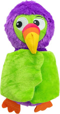 Outward Hound by Nina Ottosson Hide-Ablez Plush Dog Puzzle with Treat Ball, Toucan, Multicolored