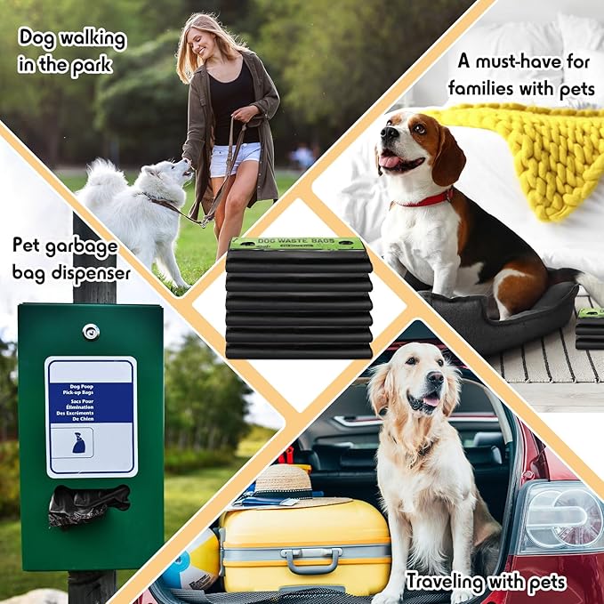 Ireer 7000 Pcs Header Bag Bulk Dog Pet Waste Bags Bulk Poop LeakProof Easy Single Pull Bags for Poop Dog Station Fit Hang Hole Dispenser Pet Waste Bag for Home Outdoor