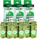 The Original Poop Bags® 92% Plant-Based Dog Waste Bags, Unscented, Leakproof & Extra-Thick, 180 Bags (12 Leash Rolls)