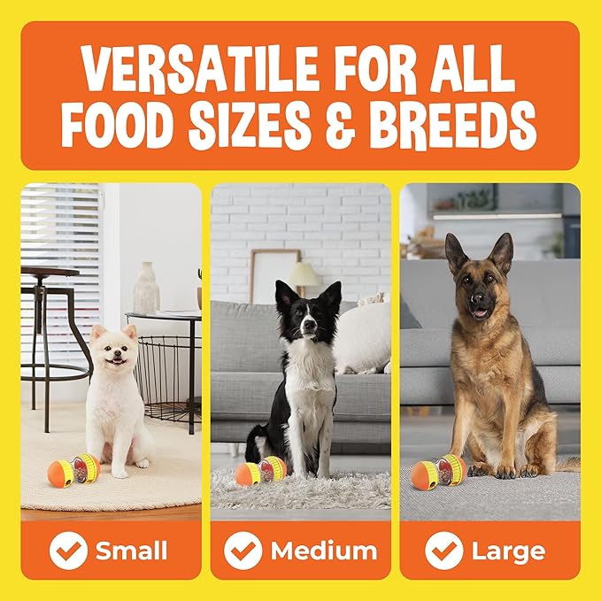 Dog Treat Dispenser Toy interactive-puzzle toys for dogs mental stimulation-puzzle feeder dog & enrichment toys for dogs–Durable Treat Dispensing Dog Toys-Limited Edition dog puzzles for smart dogs
