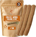 Wildfang® Coffee Wood Dog Chew, Medium – Tough Chew Toys for Aggressive Chewers, Dog Teething Toys for Puppies, Training for Chewing Muscles, Coffee Tree Sticks for Medium Dogs (33–55 lbs), Pack of 3