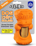 Himalayan Jughead Super Dog Chew Holder - Holds Chews & Treats for Dogs, Slows Down Fast Chewers for Long Lasting Chews - Pair with Jughead Super Insert, and Veggie Treats Like Carrots & Celery