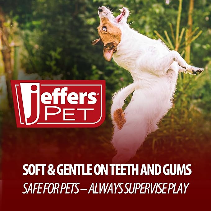 Jeffers Pet Plush Bone Dog Toy with Squeakers, Pink Bunny, 14" H - Durable & Interactive Chew & Fetch Toy for Puppies, Soft Stuffed Pet Toy for Tug, Games, Indoor & Outdoor Fun