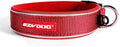 EzyDog Neo Dog Collar - Waterproof & Reflective Dog Collar with Soft Padded Neoprene for Comfort & Durable Nylon – Features Quick Release Buckle and Built-in ID Clip (Medium, Red)