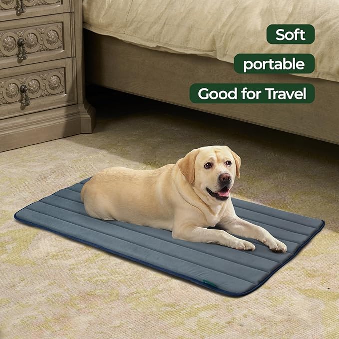 BALANCE Dog Crate Pad, Dog Foam Crate Mat Kennel Pad, Washable Water-Resistant Pet Bed Flat Dogs Cage Mat for XX-Large Dogs, 2 Packs