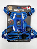 Clickette™ Magnetic Locking Harness and Leash (Blue, Small)