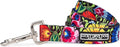 Lucky Love Dog Leash, Beautiful Vivid Patterns, Durable & Long Lasting (Blackbird, Small)