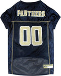Pets First NCAA College Pittsburgh Panthers Mesh Jersey for DOGS & CATS, X-Small.Licensed Dog Jersey with your Favorite Football/Basketball College Team