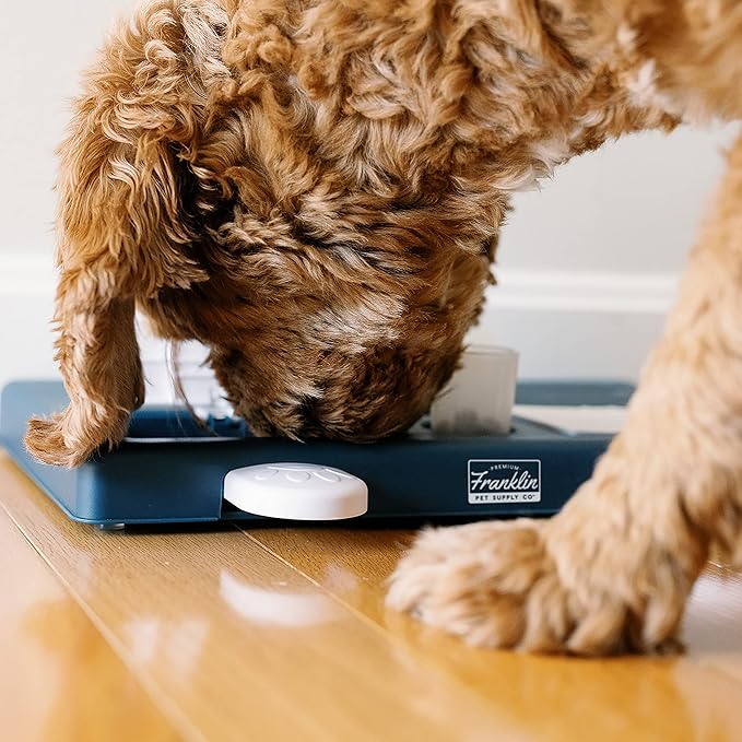 Franklin Pet Supply Co. Interactive Dog Toy + Puzzle Feeder - Dog Food + Treat Puzzle Game Set for Small, Medium + Large Dogs - Enrichment Training Toy + Slow Feeder for All Dogs
