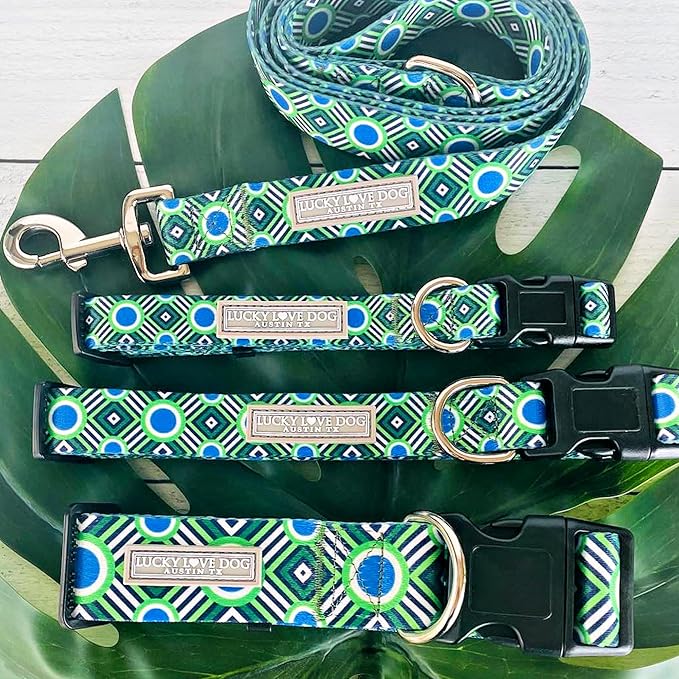 Lucky Love Dog - Adjustable Dog Collar with Easy Click Buckle for Small Ones, Durable, & Comfortable for Male & Female Dogs, Pet Collar for Puppies & Adult Dogs - Leo, XS