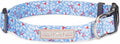 Lucky Love Dog - Adjustable Dog Collar with Easy Click Buckle for Small Dogs, Durable, & Comfortable for Male & Female Dogs, Pet Collar for Puppies & Adult Ones - Winterblue, XS
