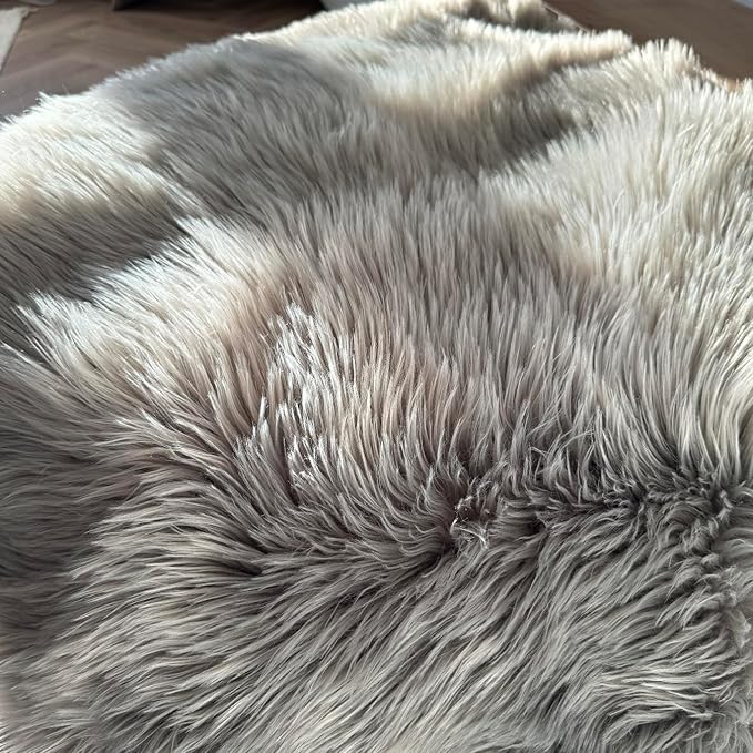 Waterproof Dog Blanket for Small, Medium & Large Dogs – Faux Fur Pet Throw for Couch, Sofa, Bed & Car – Soft, Washable, Stain-Resistant, Durable Cover – Grey – 60" x 50"