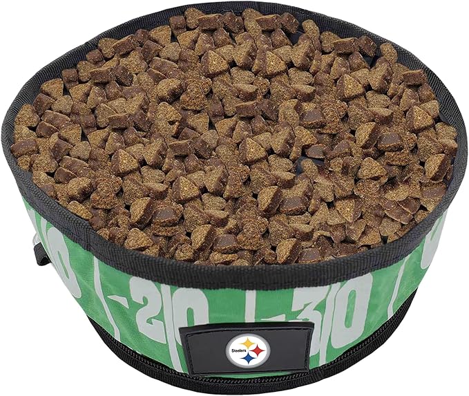 Pets First NFL Collapsible Pet Bowl