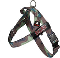 BULLHUG Adjustable Dog Harness– No Pull, No Choke – for English Bulldogs, French Bulldogs, Pugs & Broad-Chested Breeds – Easy, Safe Walks (Army, Small)