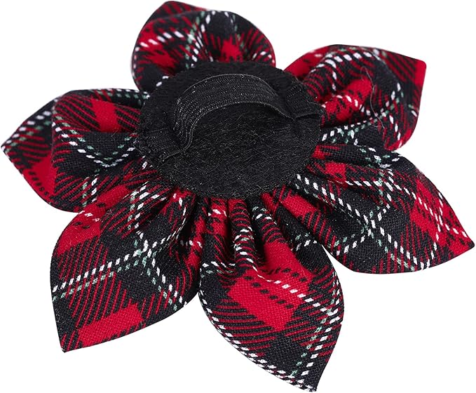 Elegant little tail Flower Dog Collar for Female or Male Dogs, Pet Collar Adjustable Dog Collars for X-Small Dogs and Cats