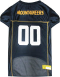 Pets First NCAA College West Virginia Mountaineers Mesh Jersey for DOGS & CATS, Medium. Licensed Dog Jersey with your Favorite Football/Basketball College Team