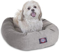 Majestic Pet Villa 24 Inch Shredded Memory Foam Dog Bed for Small Sized Dog 24x19x7 Inch–Orthopedic Pet Bed - Washable Small Puppy Mat with Head Support-Vintage