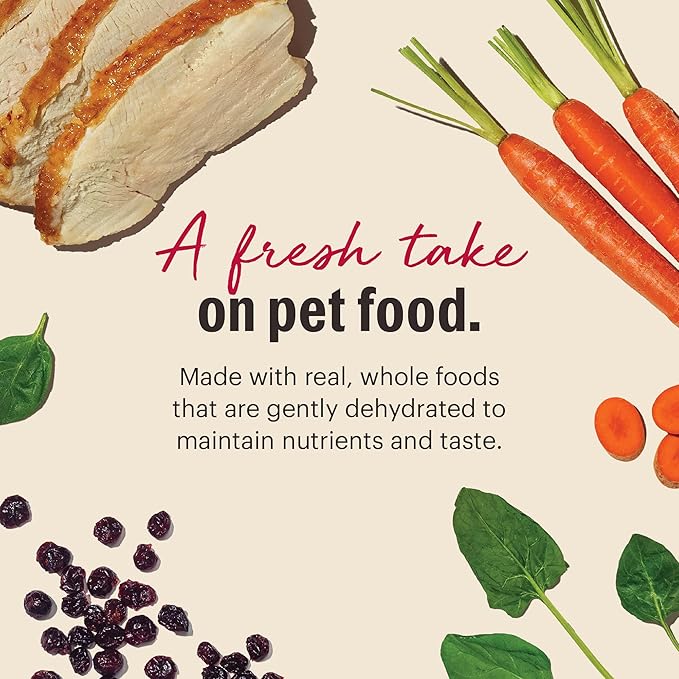 The Honest Kitchen Human Grade Wholemade™ Dehydrated Grain Free Turkey Dog Food, - Complete & Balanced Meal or Topper - 7 lb Box