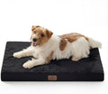 Bedsure ComfyFleece Dog Bed Medium Size Dog - Orthopedic Pet Beds with Removable Washable Cover, NOT Waterproof Egg Crate Foam Puppy Mat, Suitable for Pet Up to 35 lbs, 29"x18"x2.8", NOT for Chewers