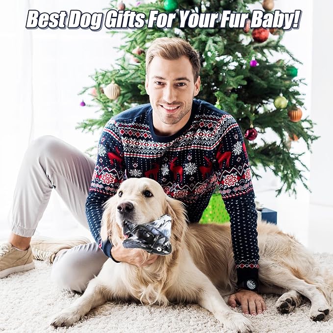 Dog Toys for Aggressive Chewers, Indestructible Dog Toys for Large Dogs, Tough Chew Toys for Large Medium Breed, Dog Toy to Keep Them Busy, Bacon Flavor