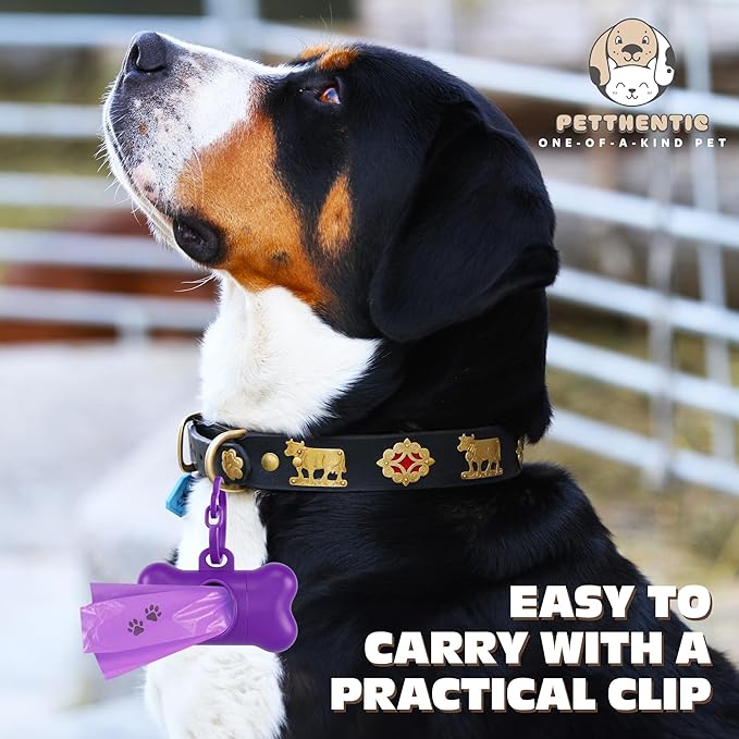 Poop Bags For Dogs with Dispenser & Holder 240 Count – Scented, Extra Thick Leak-Proof & Eco-Friendly Cornstarch Waste Bags for Dogs & Cats. Includes Poop Bag Clip. biodegradable dog poop bags.