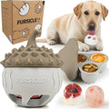 FurSicle Freezable Dog Treat Ball/ Frozen Feeder Enrichment Lick Toy | Interactive Treat Dispensing Puzzle/ Slow Feeder | Puppy Teething, Boredom/ Anxiety Relief | Gift for Small, Medium, Large Dogs