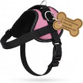 Bark Appeal Light Pink No-Pull Dog Harness for Large to Extra Large Sized Pets – Adjustable, Reflective Vest with 3 Leash Clips for Added Control, Easy Walks & Training – XL