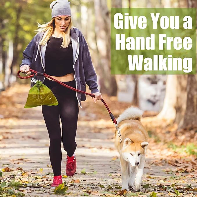 Dog Poop Bag Holder for Waste Bags Dispenser Leash Dog Waste Bag Carrier Hand Free Walking Plastic Holder 2PCS White Holders