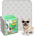 FXW Washable Pee Pads for Dogs, Leak-Proof & Non-Slip, Specifically Designed for Potty Training, 35" Square, Khaki, 4 Packs