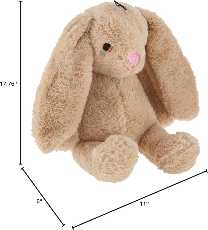 Pet Lou Colossal Squeak 15-inch Promo Rabbit Dog Toys Not for Heavy Aggressive Chewers