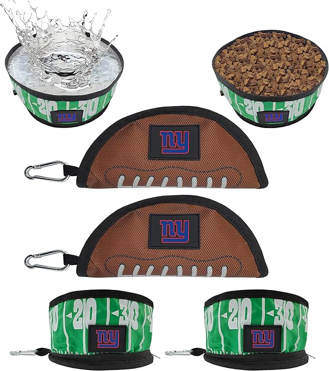 Pets First NFL Collapsible Pet Bowl