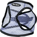 Bark Appeal Lavender Netted Step-in Dog Harness for Extra Small Sized Pets – Updated Sizing, Remeasuring is Essential – Soft Netted Mesh – Anti-Choke with Adjustable Strap & Heavy Duty Clip – XXS
