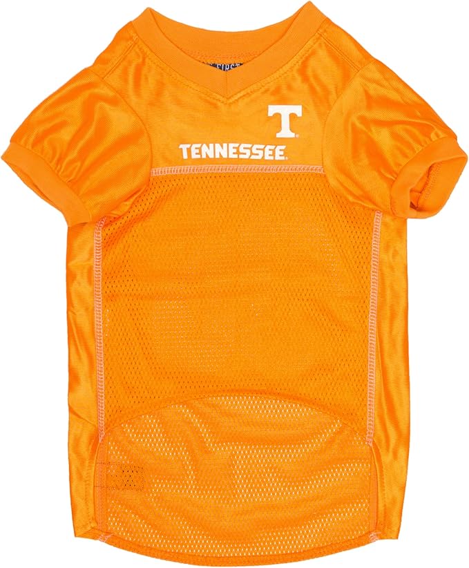 Pets First NCAA College Tennessee Volunteers Mesh Jersey for DOGS & CATS, X-Large. Licensed Dog Jersey with your Favorite Football/Basketball College Team